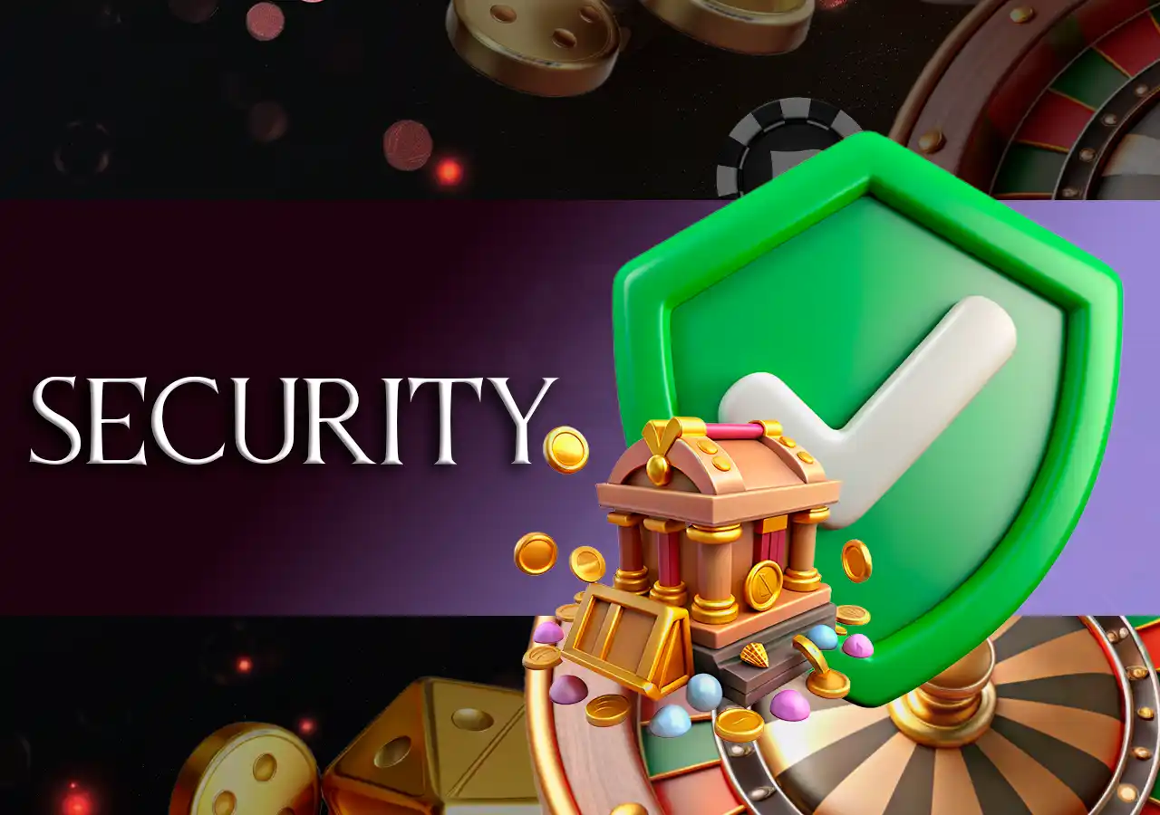 Security shield and bank icon
