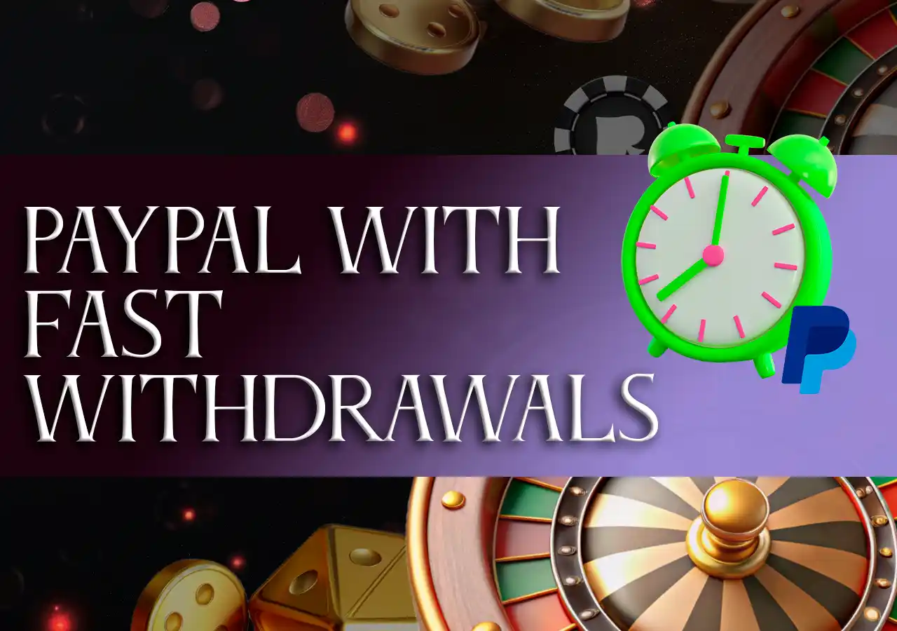 PayPal icon and an upward transaction arrow