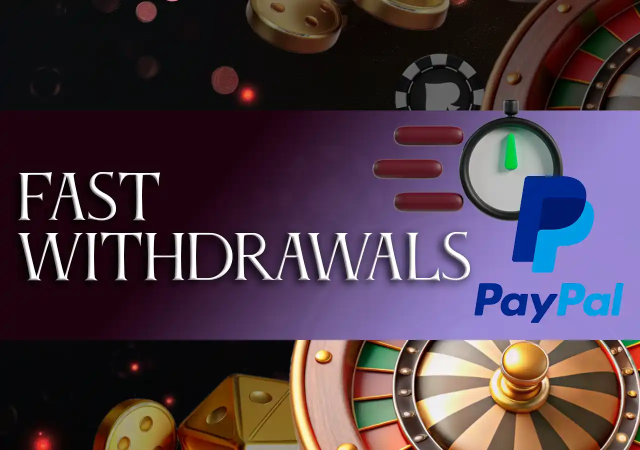 Stopwatch and PayPal icon indicating speed